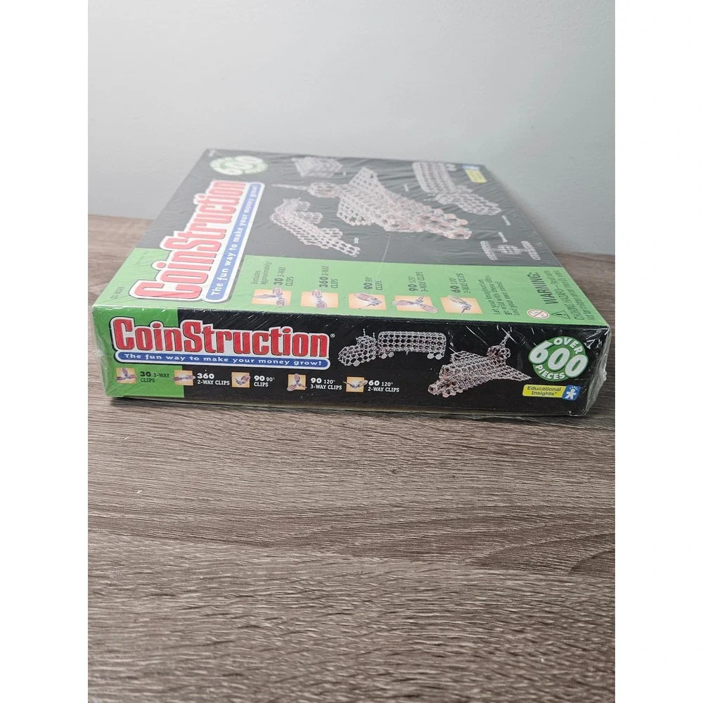 CoinStruction Coin Building Game Kit #EI-4025 Over 600 Pcs Ages 6+
